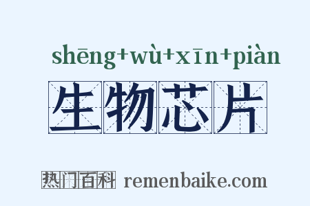 生物芯片是什么意思的图片
